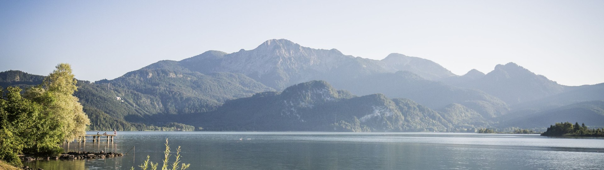 Kochelsee - Blick auf den Herzogstand, © Tourist Information Kochel a. See Kochelsee - Blick auf den Herzogstand, © Tourist Information Kochel a. See