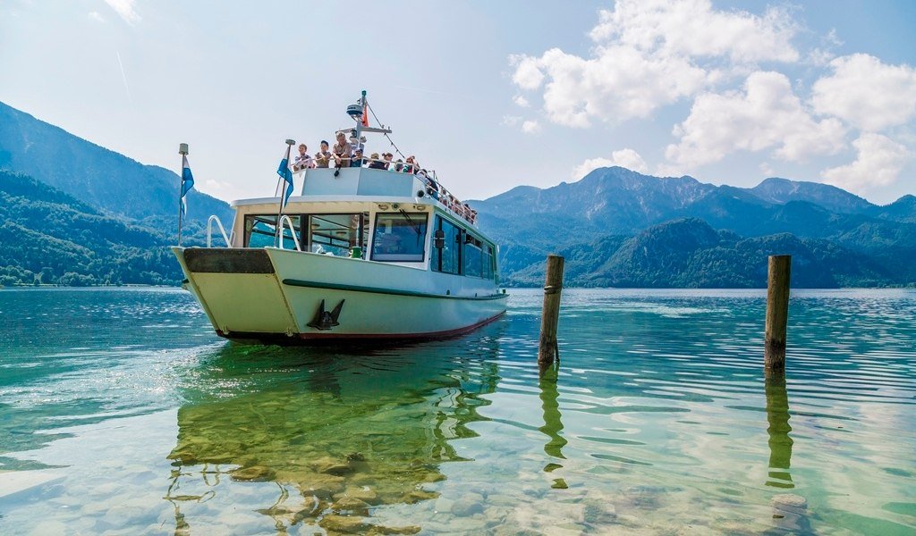 Motorschifffahrt Kochelsee, © Quelle: Tourist Information Kochel a. See, Fotograf Thomas Kujat Motorschifffahrt Kochelsee, © Quelle: Tourist Information Kochel a. See, Fotograf Thomas Kujat