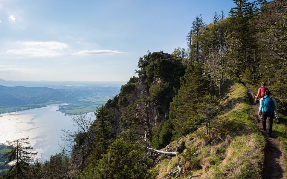Weg zum Gipfel der Sonnenspitz (im Hintergrund links das kleine Gipfelplatteau), © Tourist Information Kochel a. See Weg zum Gipfel der Sonnenspitz (im Hintergrund links das kleine Gipfelplatteau), © Tourist Information Kochel a. See