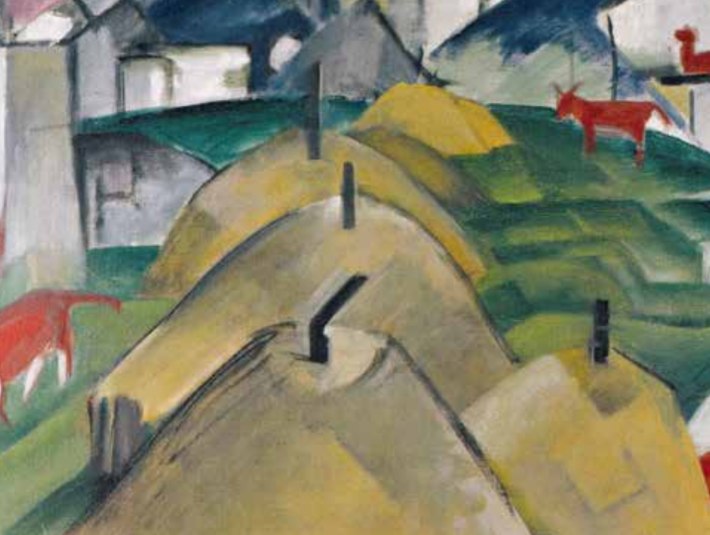 Alpenszene, Franz Marc, © Franz Marc Museum Kochel a. See