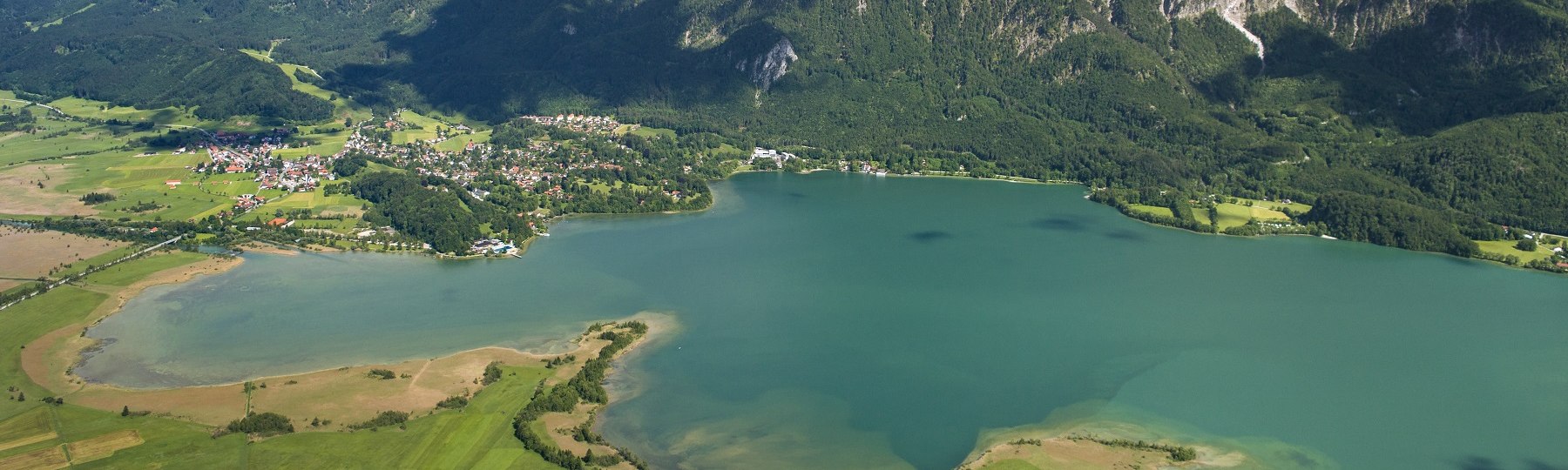 Kochelsee Vogelperspektive, © Tourist Information Kochel a. See, Fotograf: J. Bodenbender
