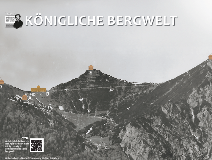 Information board, &copy; Tourist Information Kochel a. See, Richter&amp;Richter