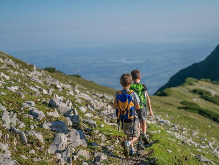 Wandern mit Kindern, © Tourist Information Kochel a. See, P. Wolf