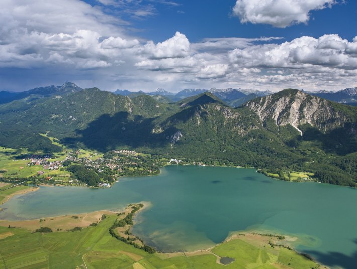 Kochelsee Vogelperspektive, © Tourist Information Kochel a. See, Fotograf: J. Bodenbender
