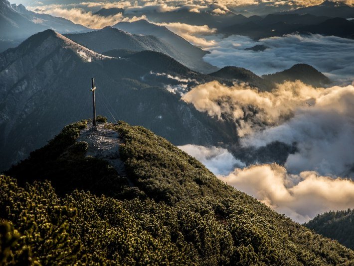 Herzogstandgipfel, © Touist Information Kochel a. See, Fotograf: Ch. Blessing