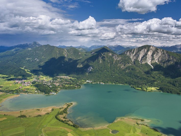 Kochelsee Vogelperspektive, &copy; Tourist Information Kochel a. See, Fotograf: J. Bodenbender