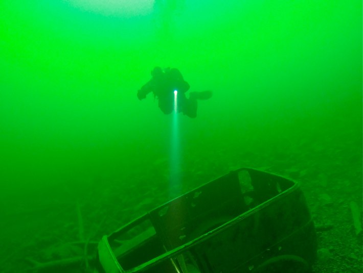 Tauchen im Walchensee, &copy; Dr. Huber