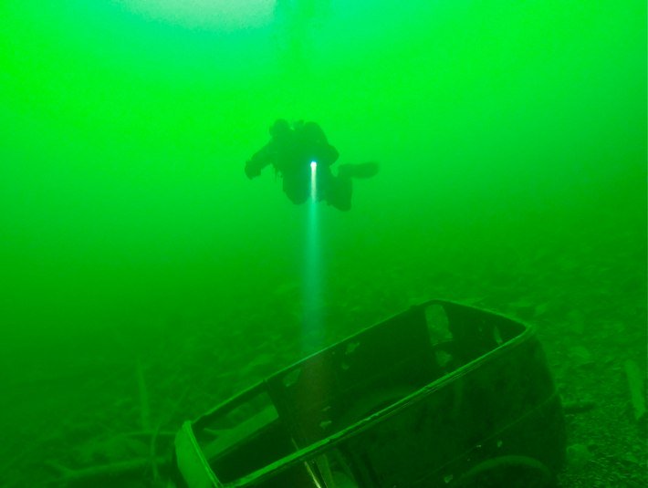 Tauchen im Walchensee, &copy; Dr. Huber