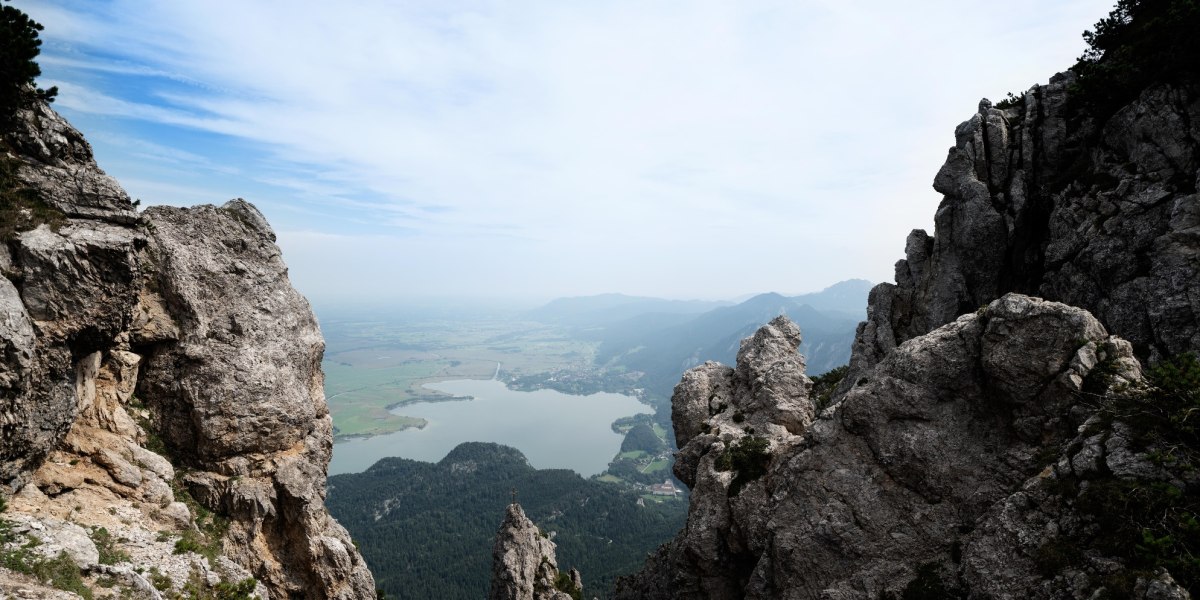 Kochelsee vom Gratweg Herzogstand - Heimgarten, © Tourist Information Kochel a. See