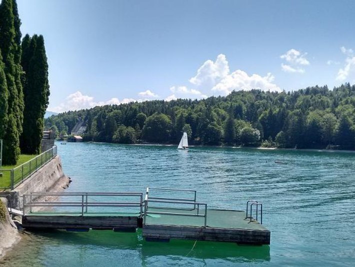 Steg vom hauseigenen Seegrundst&uuml;ck