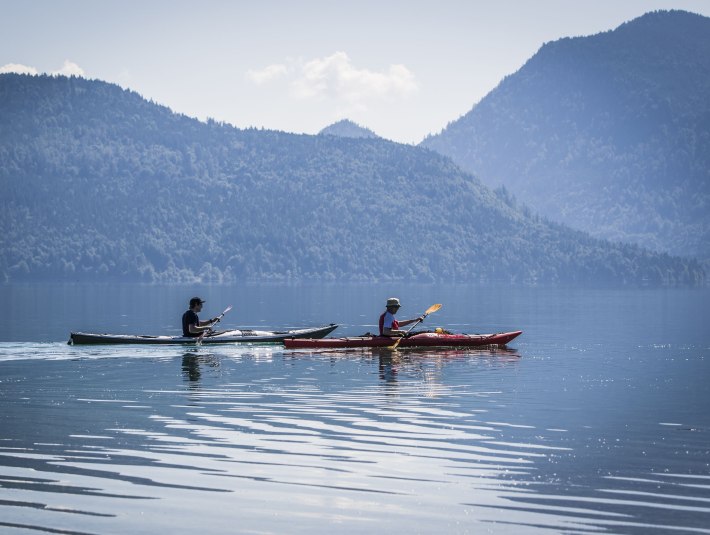 Paddeln auf dem See, &copy; Tourist Information Kochel a. See